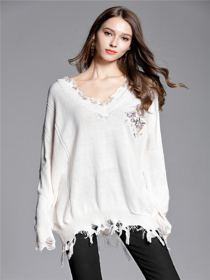 EW20402 Pretty Knit Top Light Pink