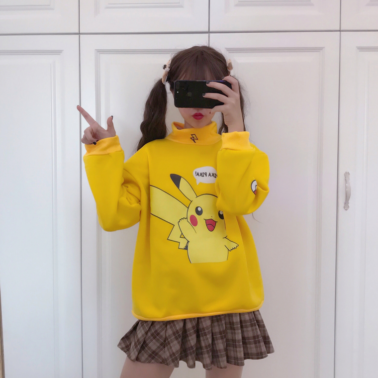 EW20413 Cute Sweater Top Yellow