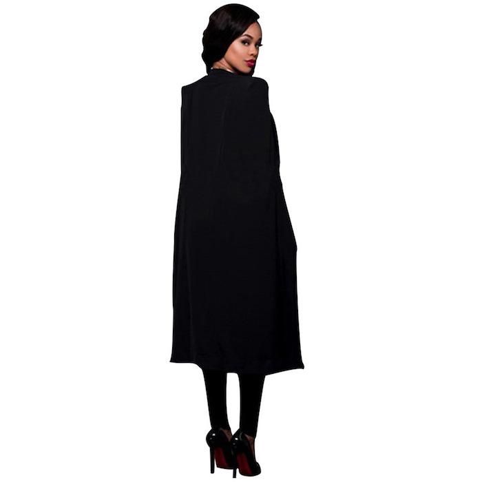 EW20419 Europe Elegant Coat Black