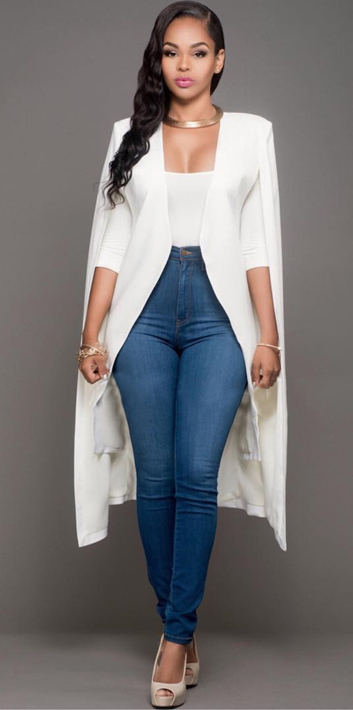 EW20419 Europe Elegant Coat White