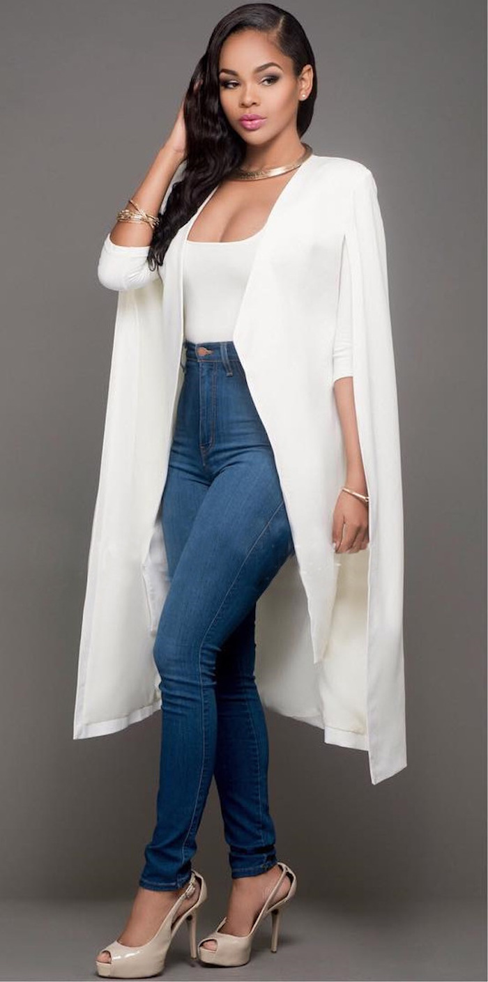 EW20419 Europe Elegant Coat White