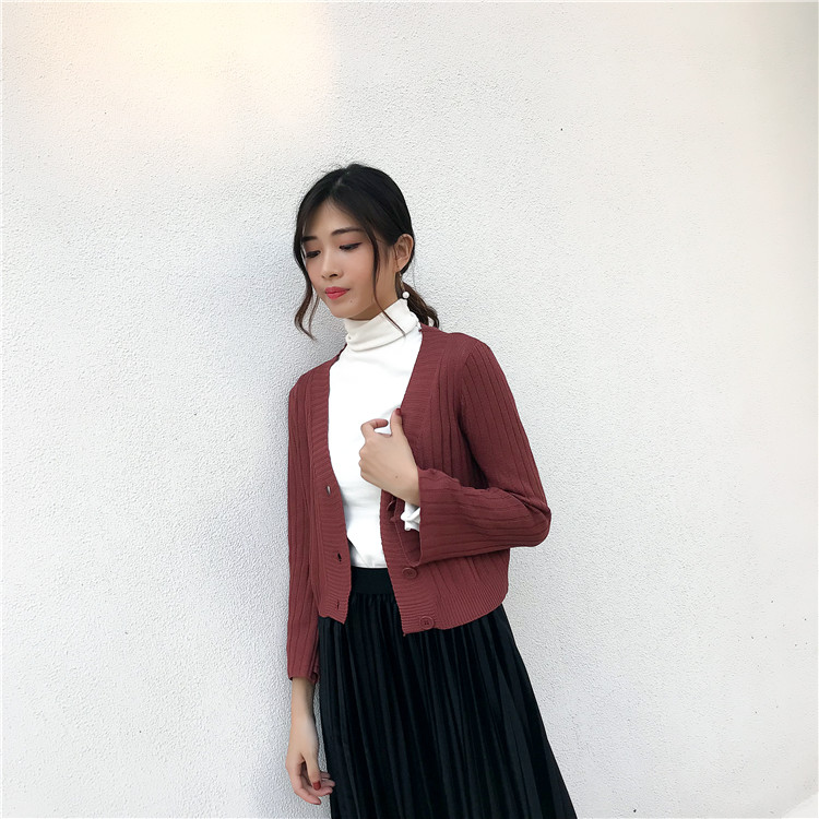 EW20430 Lovely Cardigan Red