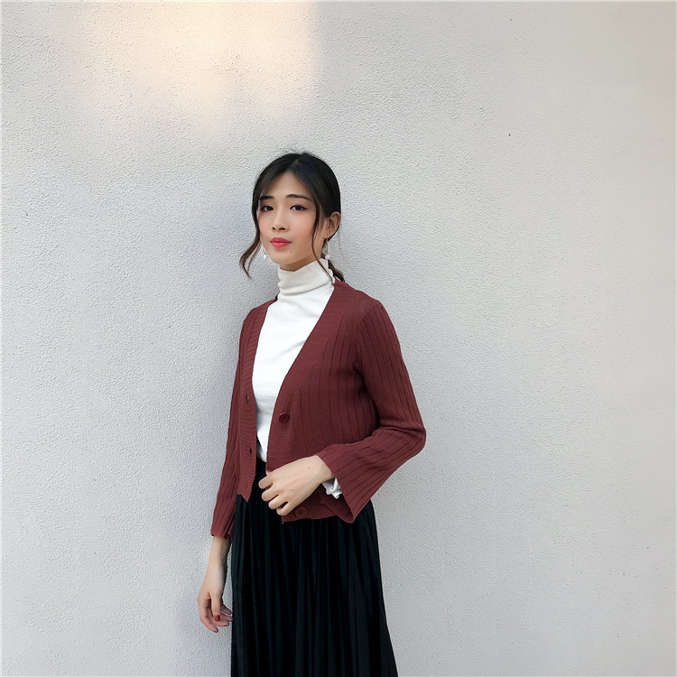 EW20430 Lovely Cardigan Red