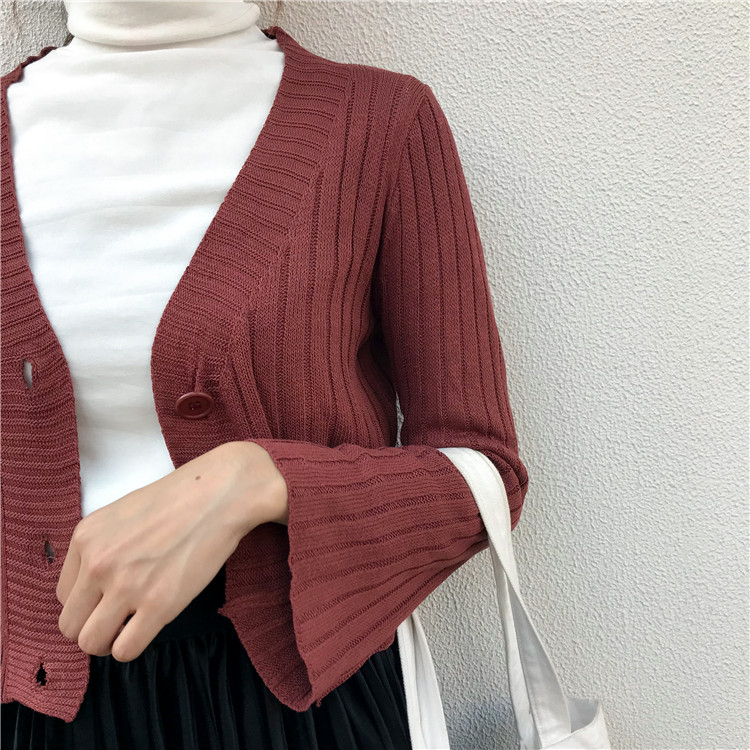 EW20430 Lovely Cardigan Red