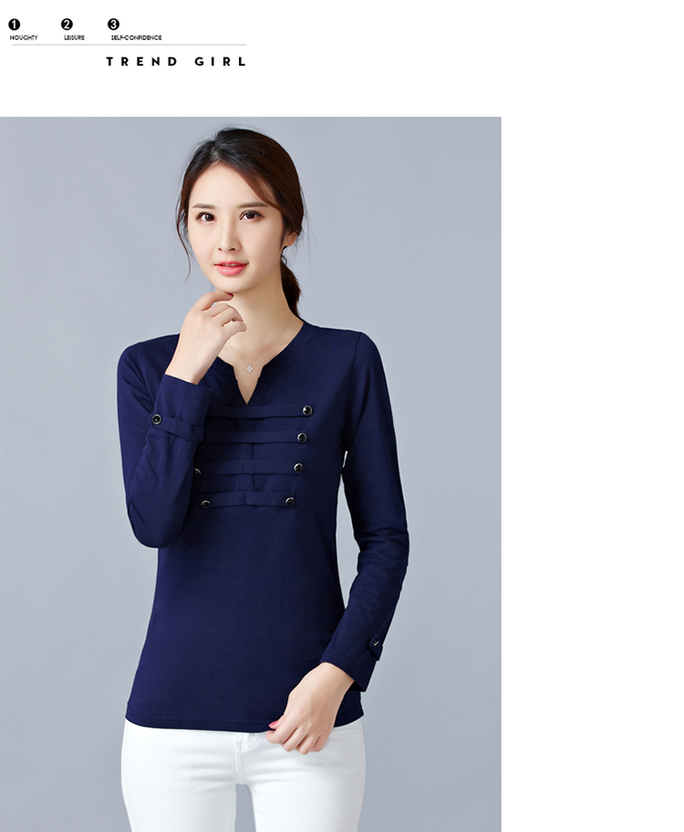 EW20439 Trendy Top Blue