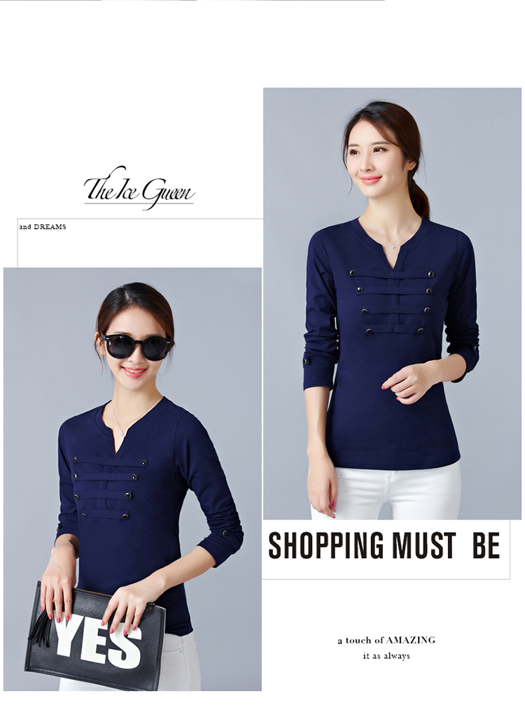 EW20439 Trendy Top Blue