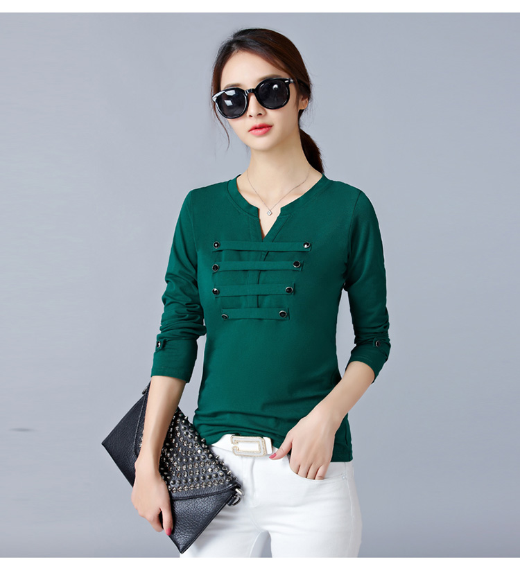 EW20439 Trendy Top Green