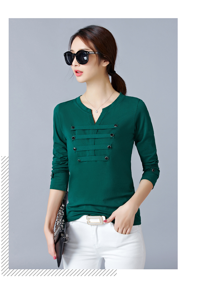 EW20439 Trendy Top Green