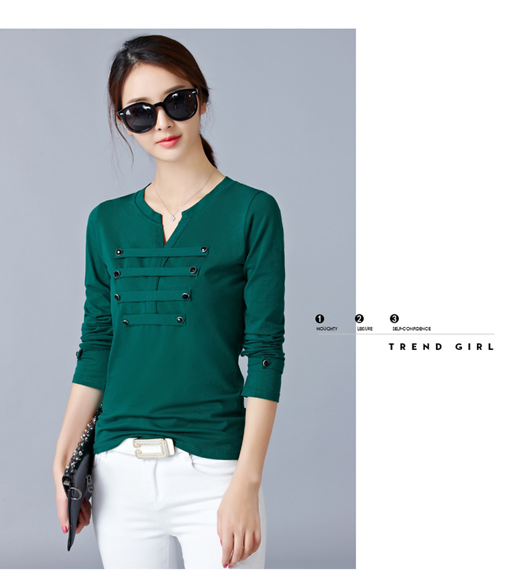 EW20439 Trendy Top Green