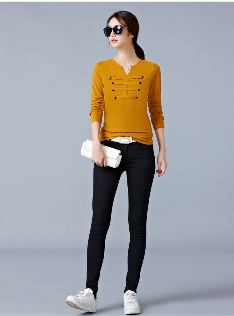 EW20439 Trendy Top Khaki