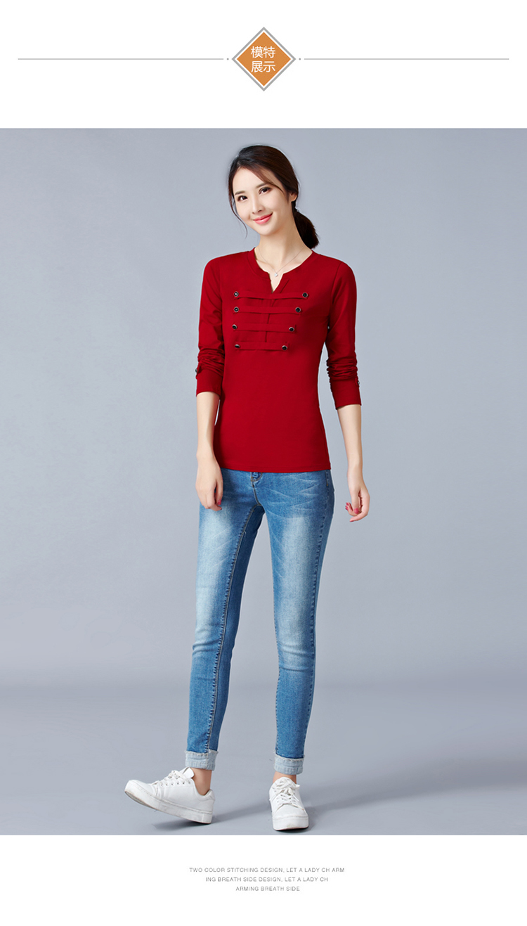 EW20439 Trendy Top Red