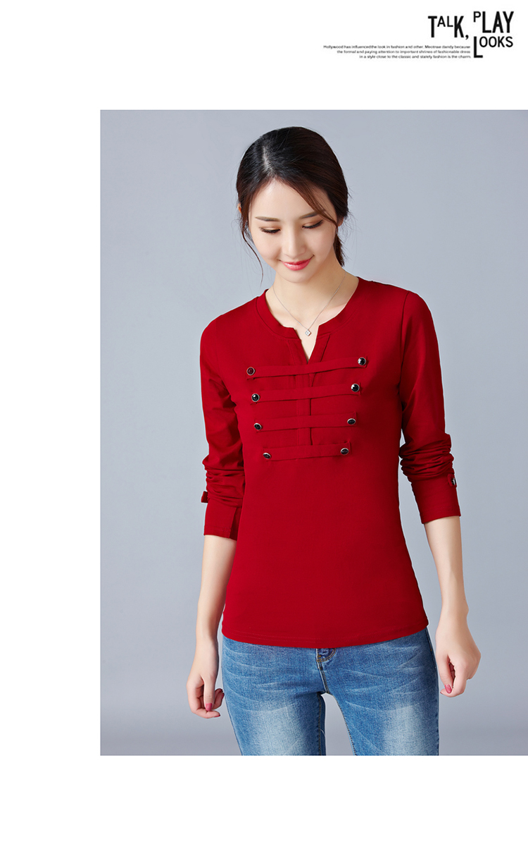 EW20439 Trendy Top Red
