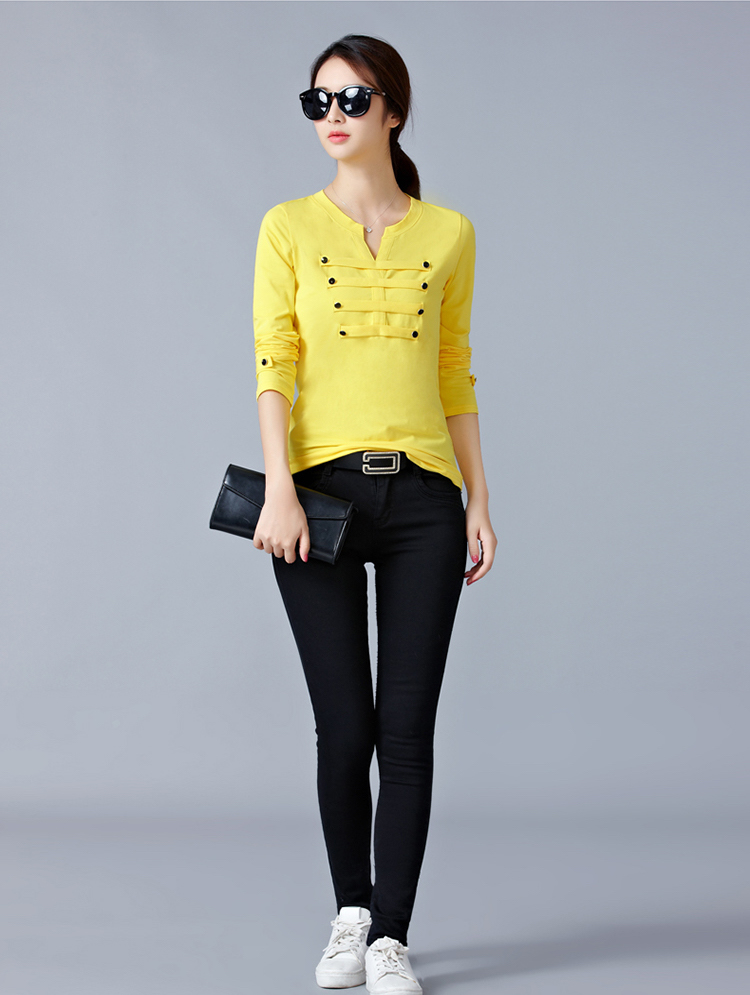 EW20439 Trendy Top Yellow