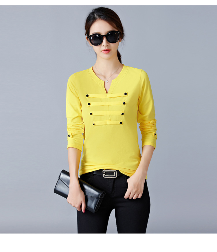EW20439 Trendy Top Yellow