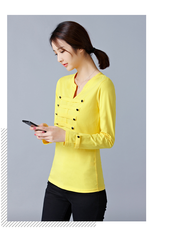 EW20439 Trendy Top Yellow