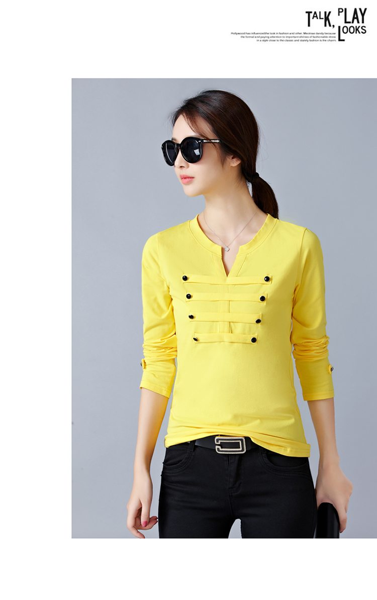 EW20439 Trendy Top Yellow