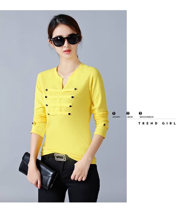 EW20439 Trendy Top Yellow