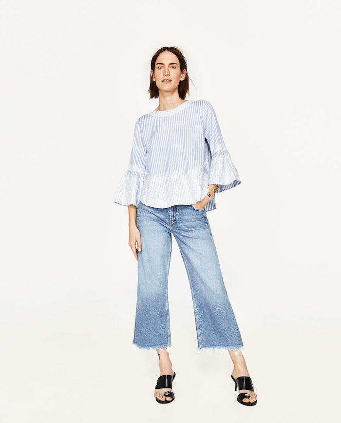 EW20441 Europe Fashion Top Blue