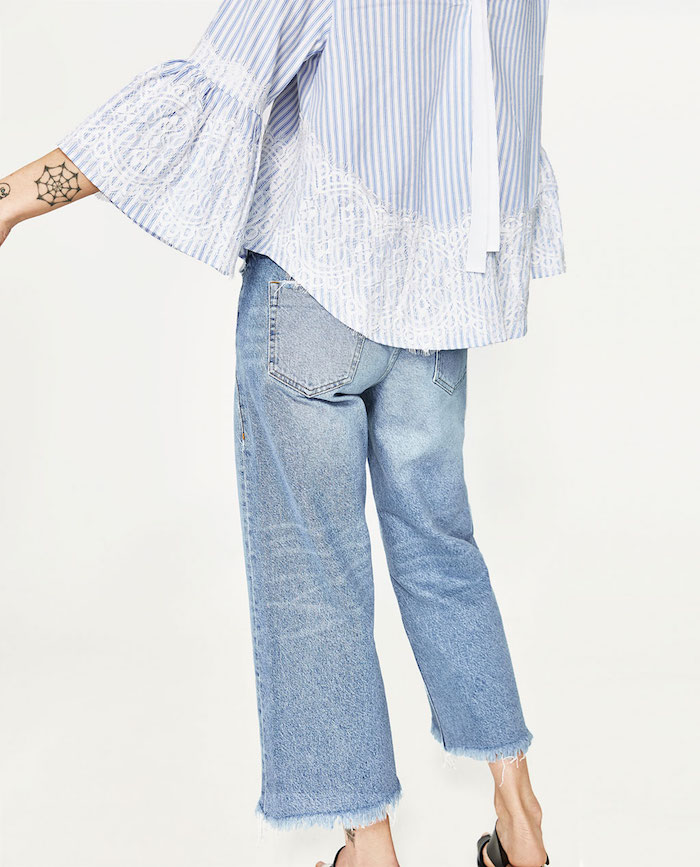 EW20441 Europe Fashion Top Blue