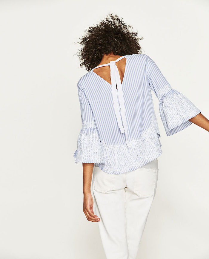 EW20441 Europe Fashion Top Blue