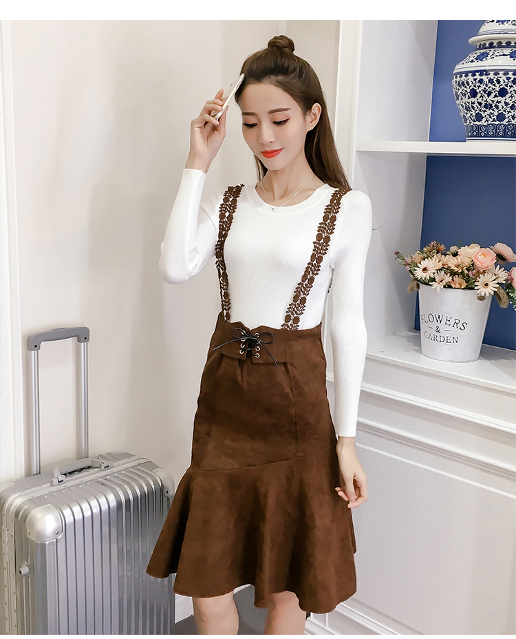 EW20460 Fashion Top and Skirt Set As Picture