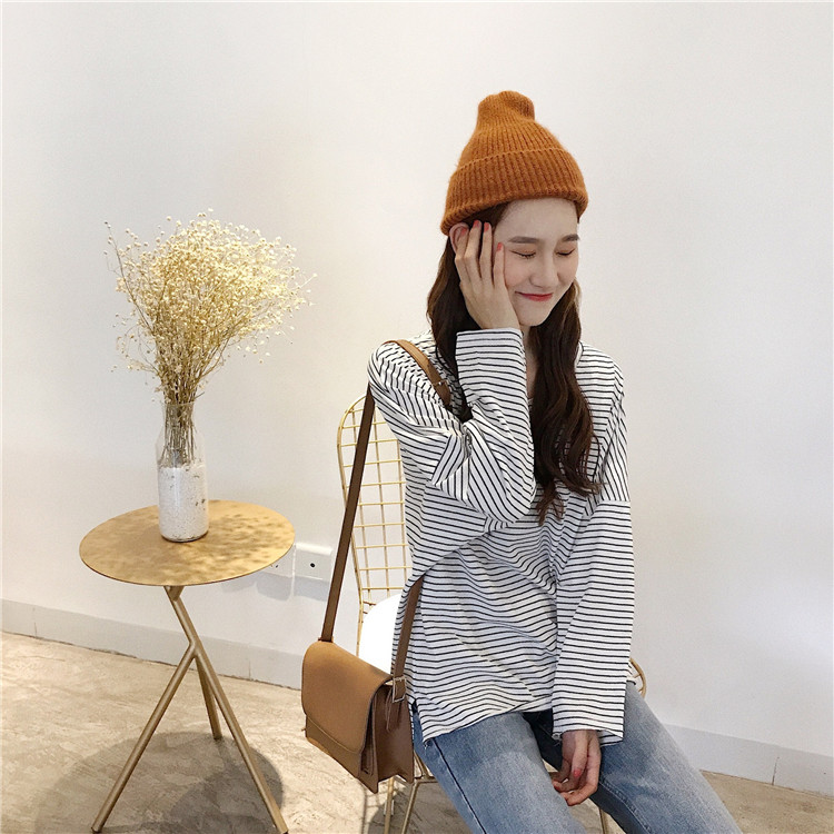 EW20464 Stylish Stripe Top White