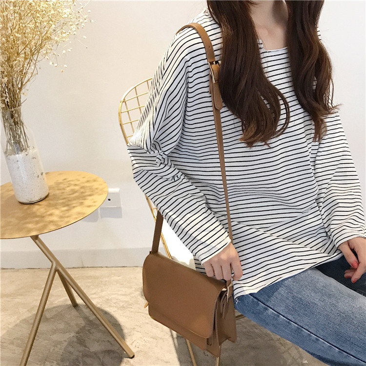EW20464 Stylish Stripe Top White
