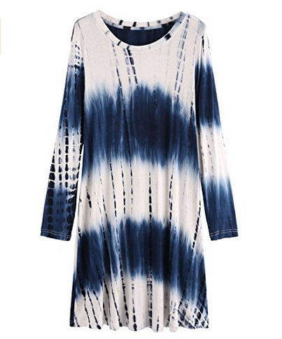 EW20475 Fashion Dress Dark Blue
