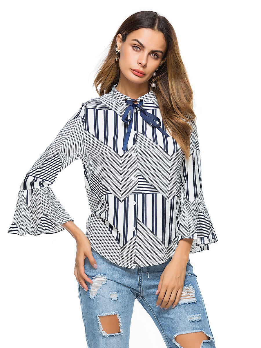 EW20477 Europe Stylish Top Blue