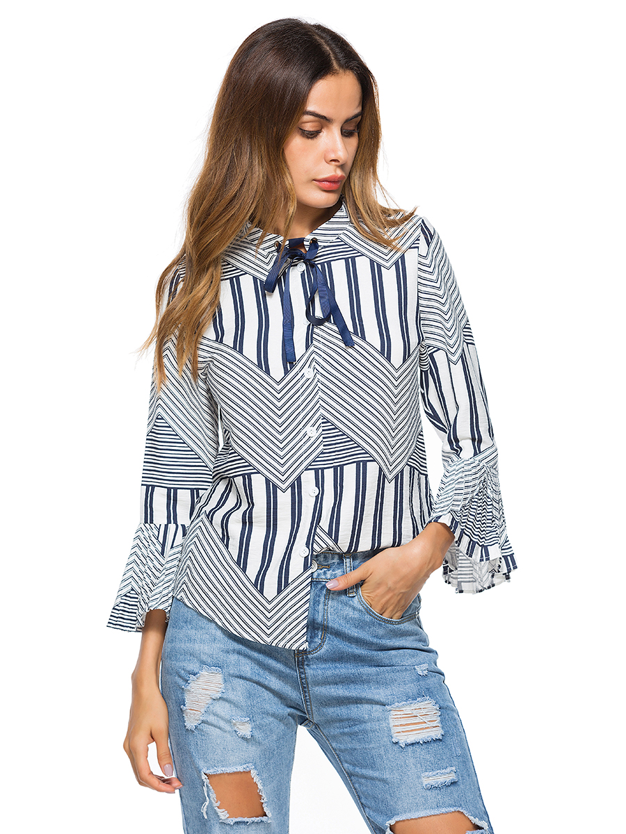 EW20477 Europe Stylish Top Blue