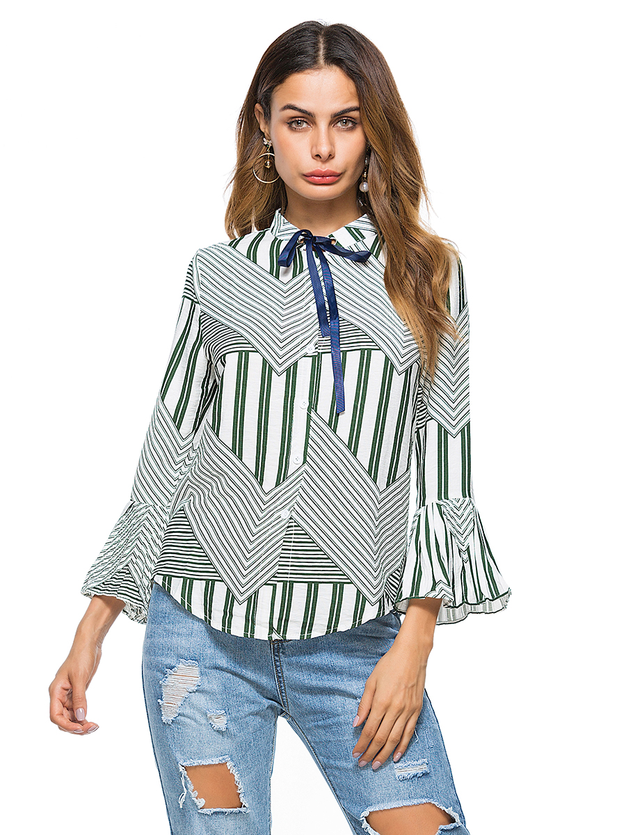EW20477 Europe Stylish Top Green