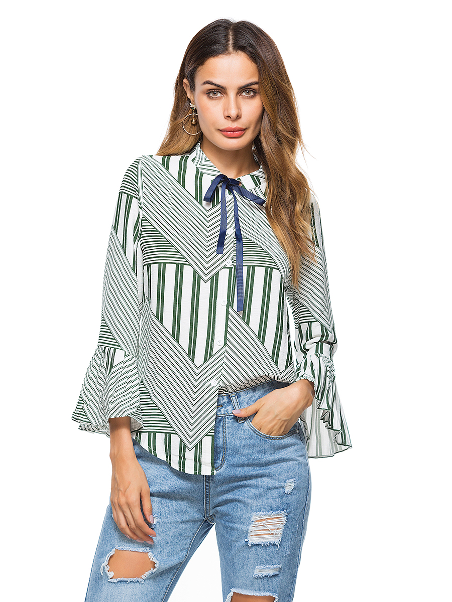 EW20477 Europe Stylish Top Green