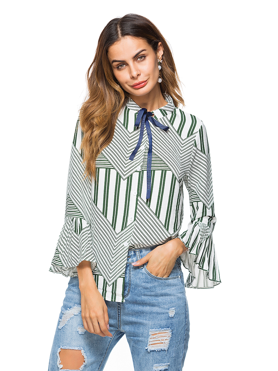 EW20477 Europe Stylish Top Green