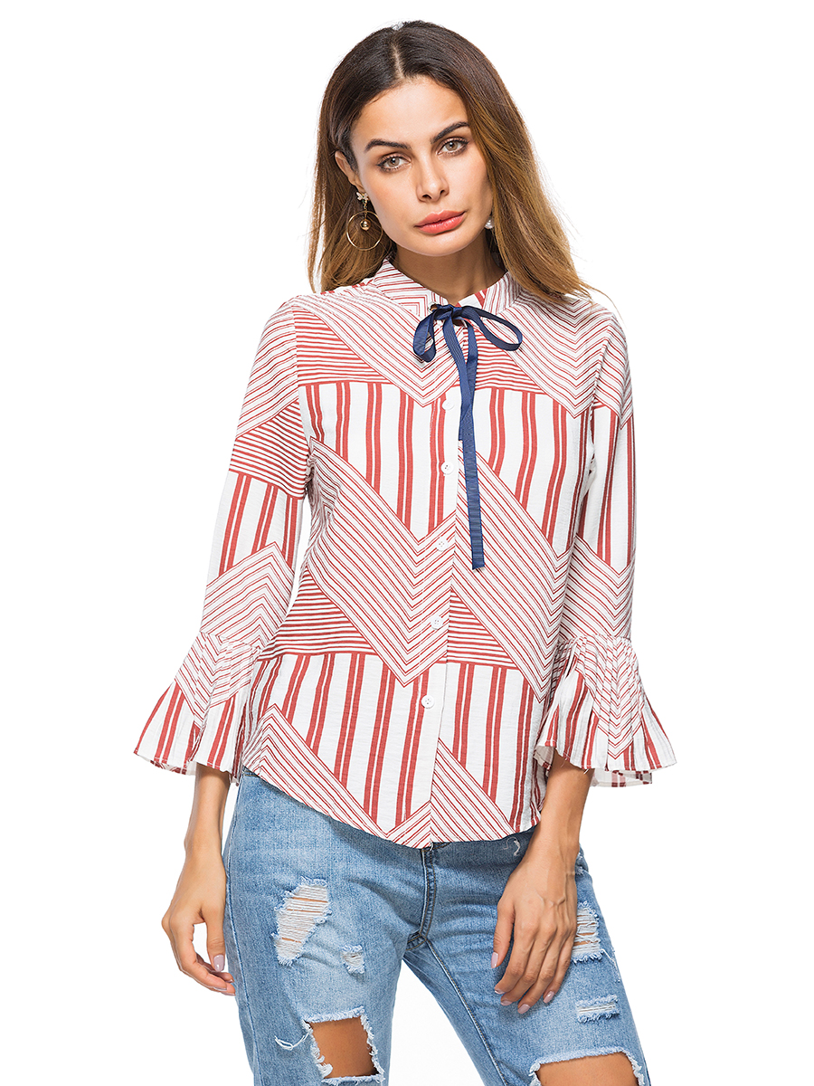 EW20477 Europe Stylish Top Red