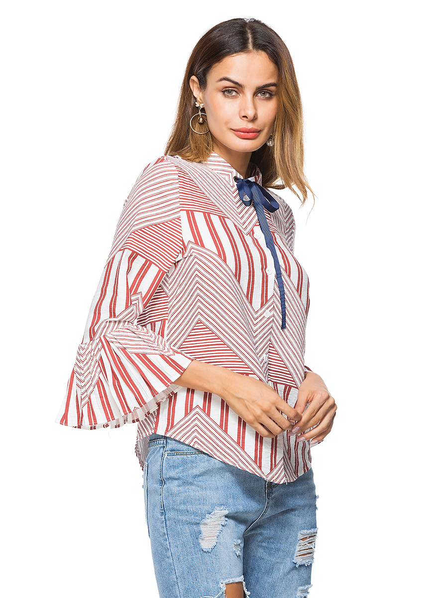 EW20477 Europe Stylish Top Red