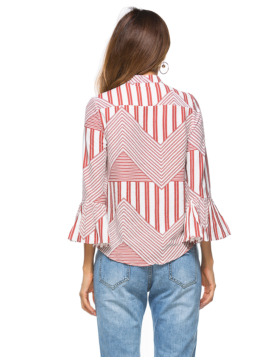 EW20477 Europe Stylish Top Red