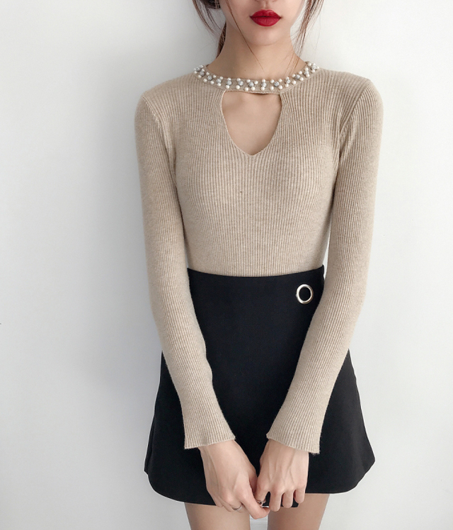 EW20479 Stylish Top Apricot