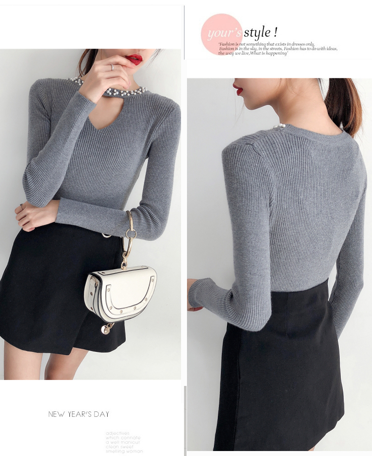 EW20479 Stylish Top Grey