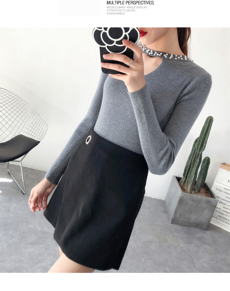 EW20479 Stylish Top Grey