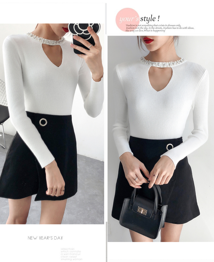 EW20479 Stylish Top White