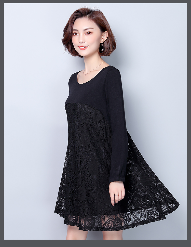 GW2047 Trendy Dress Black
