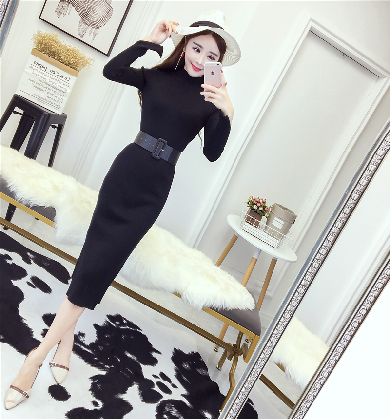 EW20494 Elegant Maxi Dress Black