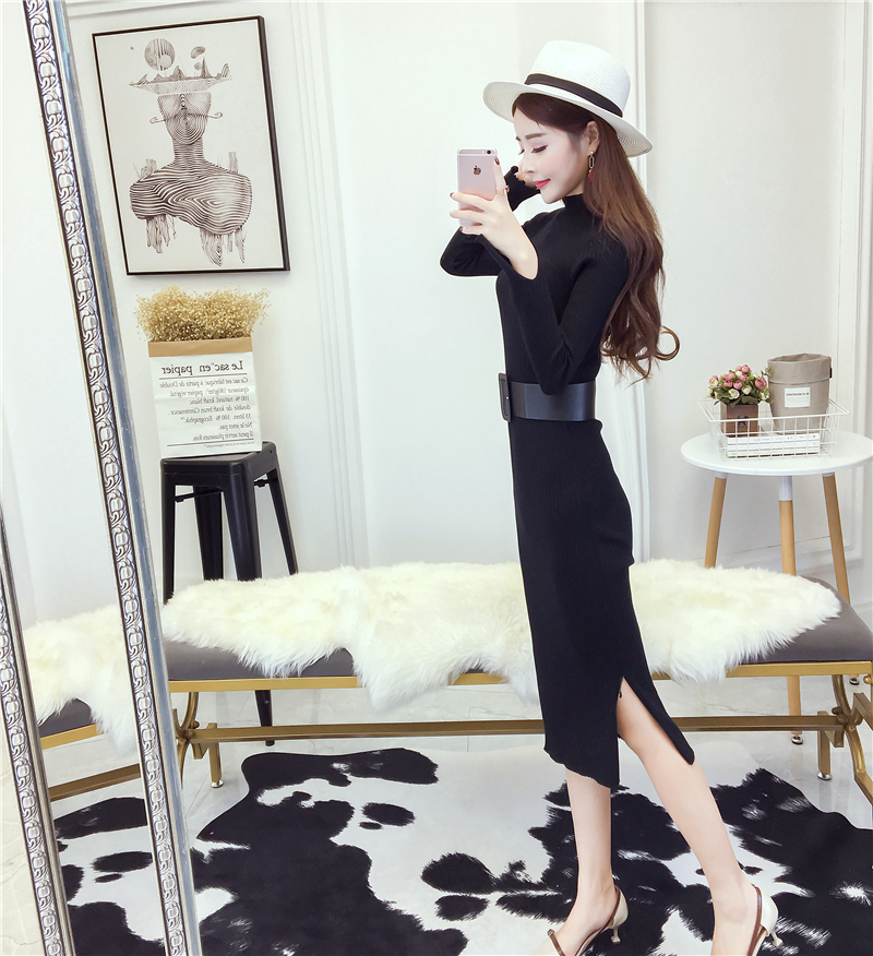 EW20494 Elegant Maxi Dress Black