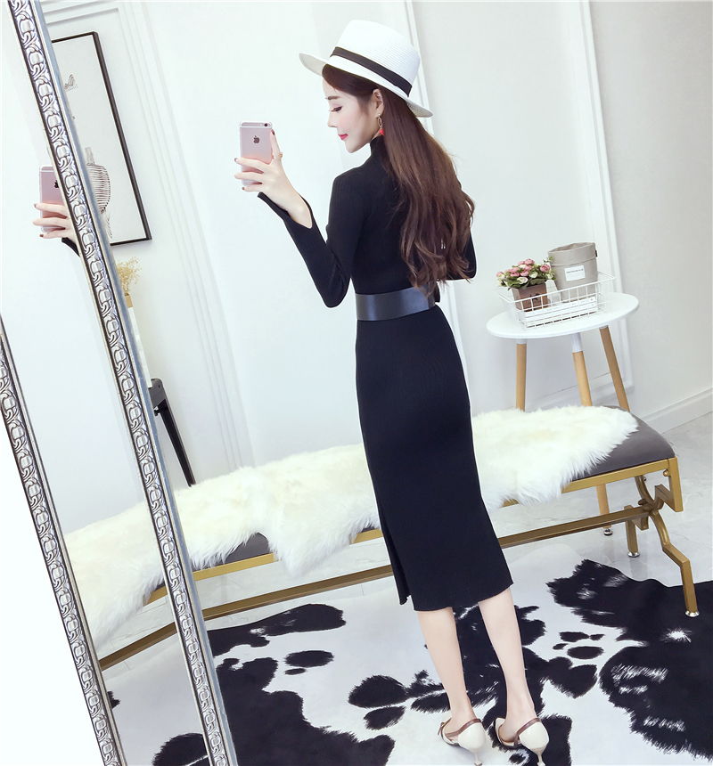 EW20494 Elegant Maxi Dress Black