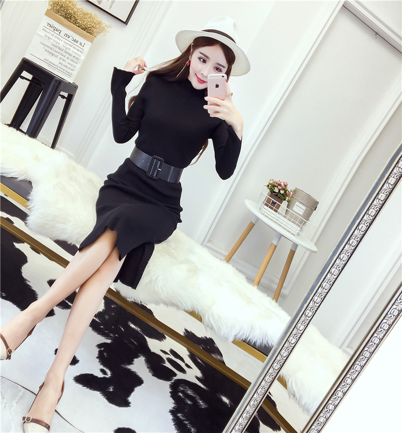 EW20494 Elegant Maxi Dress Black