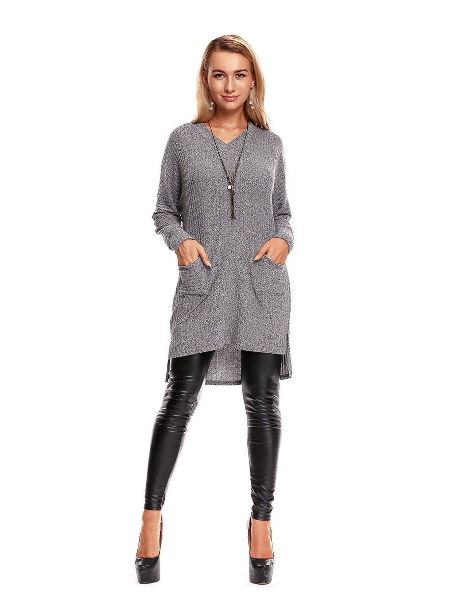 EW20511 Fashion Knit Top Grey