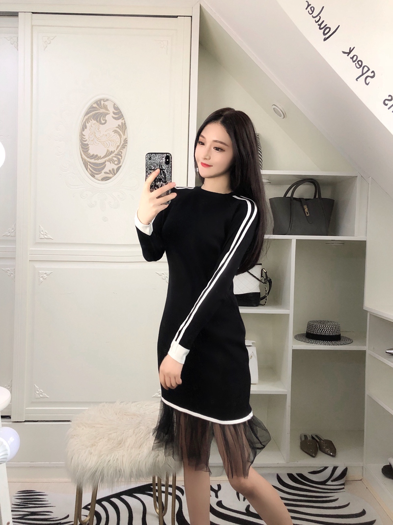EW20525 Stylish Dress Black