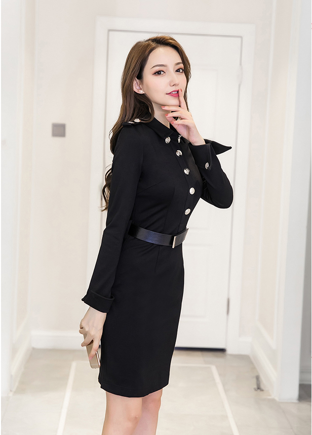 GW2078 Stylish Dress Black