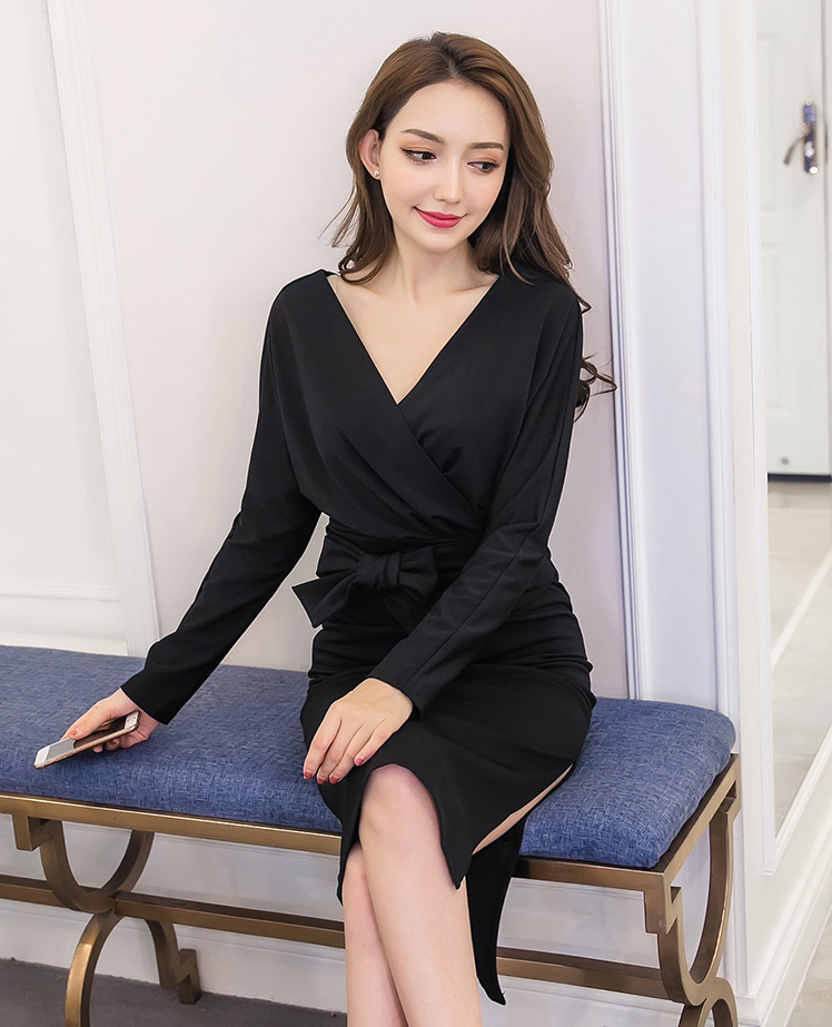 GW2080 Trendy Dress Black