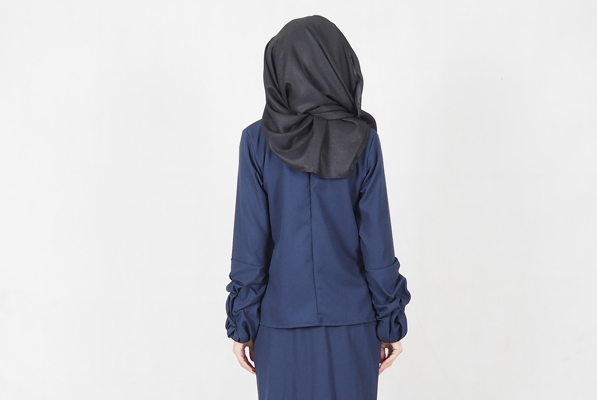 SW4799 Fashion Blouse Dark Blue